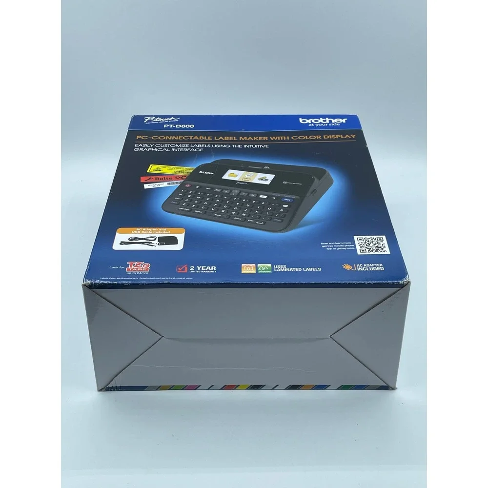 Brother P-Touch PT-D600 PC Connectible Label Maker Printer with New Tape